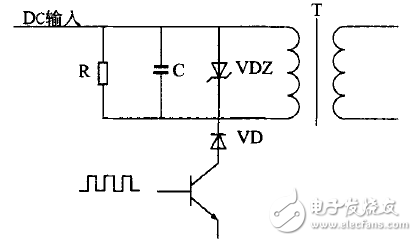 图2 RCD浪涌电压吸收回路